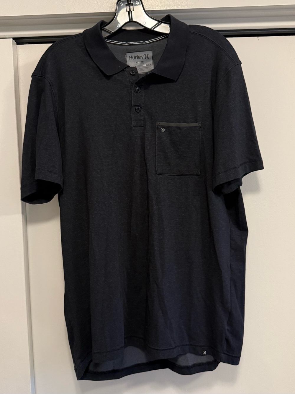 Men’s Hurley Charcoal Short sleeve Polo
